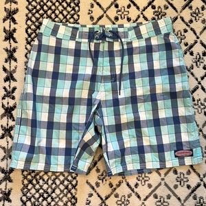 Vineyard vines plaid bathing suit 34